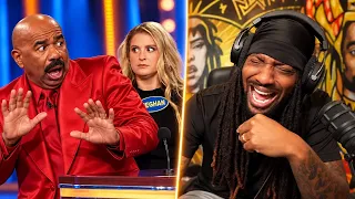PISSED ME OFF! | FAMILY FEUD | Name the greatest rapper of all time!