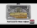 How To Adjust Fuel And Float Level On Holley Carbs