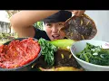 GORENG IKAN PARI SAMBAL MANGGA TRSI🔥🔥 \u0026 SAYUR BENING KANGKUNG ❗