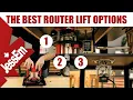 Best Router Lift for Your Router Table JessEm Router Lift Comparison Guide