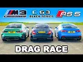 Download Lagu BMW M3 v Audi RS5 v AMG C63 Black Series: DRAG RACE