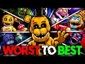 Ranking Every FNAF Game From Worst To Best 2025