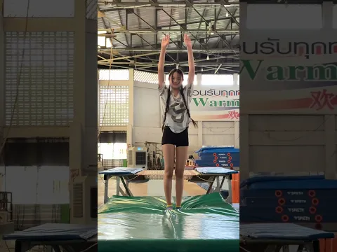 ซ้อมก่อนไปแข่ง ยิมนาสติก เพื่อเหรียญทอง #ผักบุ้งแฟมิลี่ #pakbungfamily #แม่หลวงนี #แม่ลูก #ยิมนาสติก