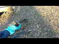 Brooke shooting a 6 5x55 Carl Gustof Mauser
