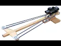 Building and Shooting the Slingshot Crossbow Pistol 3
