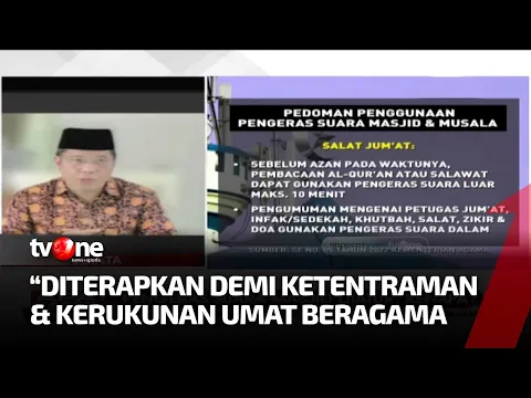 Surat Edaran Kemenag Atur Pengeras Suara Masjid