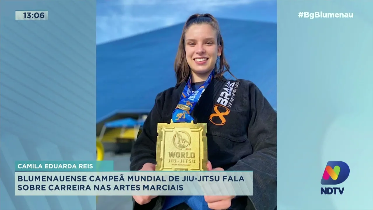 Jiu-Jitsu: conheça a lutadora de Blumenau que venceu o mundial nos Estados Unidos