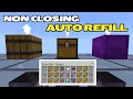 How To Make Non-Closing Auto-Refilling Chests In Minecraft Bedrock