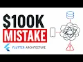 5 Flutter Architecture Mistakes That Can Cost You 100K