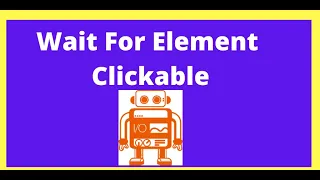 How to Wait For WebElement to Clickable in Webdriverio WebDriverIO tutorials