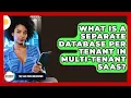 What Is A Separate Database Per Tenant In Multi-tenant SaaS - The SaaS Pros Breakdown