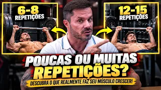 QUANTAS REPETIÇÕES VOCÊ DEVE FAZER PARA CRESCER E DEFINIR OS MÚSCULOS?