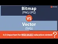 BITMAP VS VECTOR - And why they are relevant to Online Education Web Content