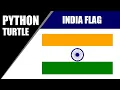 Python Turtle - Draw India Flag In Python Turtle Graphics National Flag By