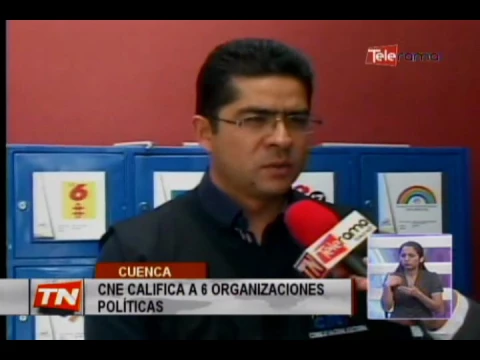 CNE califica a 6 organizaciones políticas