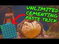 UNLIMITED Cementing Paste Trick in Ark Survival Ascended ASA Island CP trick