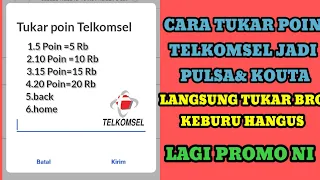 Cara tukar poin telkomsel menjadi pulsa, Salah satu pilihan yang disediakan oleh telkomsel untuk men. 