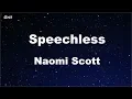 Download Lagu Speechless - Naomi Scott Karaoke 【No Guide Melody】 Instrumental