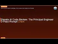 Elevate AI Code Review The Principal Engineer 3-Pass Prompt Chain