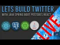 Designing the Twitter Clone Live 2023 Live Java and ReactJS Development