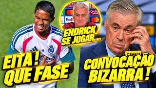 MOURINHO DESCATOU ENDRICK ? CONVOCAÇÃO DA NOVA SELEÇÃO SERÁ BlZARRA E MAIS