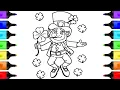 Coloring a Lucky Leprechaun Coloring Pages St Patrick s Day Coloring Book Pages Art