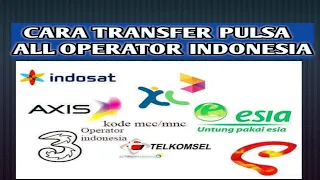 Oke gaes,buat kalian yg mau transfer pulsa ke operator lain tapi gk bisa.nah disini bisa gaes dengan. 