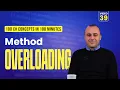39 Method Overloading in C Same Name Different Parameters