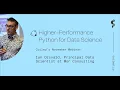 Data Science Python Higher-Performance Python for Data Science Ian Ozsvald