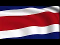 Costa Rica - Flying Flag Looped Background