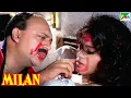 Download Lagu आकाश ने किया जया पे अत्याचार | Milan | Jackie Shroff, Manisha Koirala, Paresh Rawal, Gulshan Grover