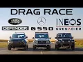 Lagu Mercedes-Benz G550 vs Land Rover Defender P400x vs INEOS Grenadier