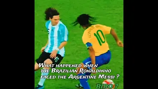 ماذا حدث عندما واجه البرازيلي رونالدينيو ميسي الأرجنتيني Bibo7 Football Shorts Mess Ronaldinho  ماذا حدث عندما واجه البرازيلي رونالدينيو ميسي الأرجنتيني Bibo7 Football Shorts Mess Ronaldinho