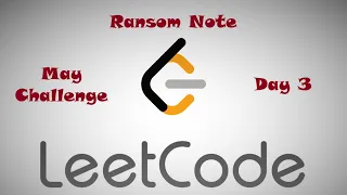 LeetCode Ransom Note Solution