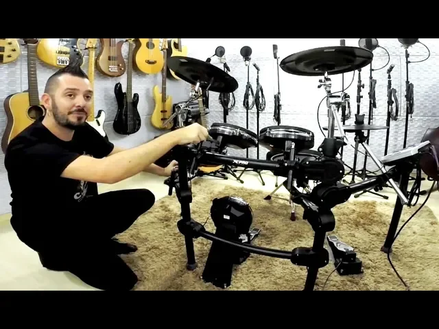 Bateria Eletrônica X-Pro C. Ibañez ED20 Mesh Pads Dual Zone