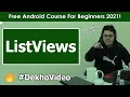Android ListViews Array Adapters Android Tutorials in Hindi