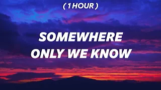 1 Hour Keane Somewhere Only We Know Sped Up Tiktok Version 