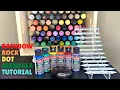 How to Paint Rainbow Rock Dot Mandala Tutorial by Marks Mandalas