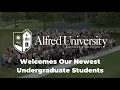 Download Lagu Alfred University | Welcomes Our Newest Undergraduate Students | New Student Check-in/Move-in Day