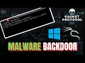 Malware BACKDOOR Project for computer security and ethical hacking