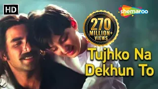 tujhko na dekhun to udit n sunidhi jaanwar hd video songs