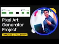 Pixel Art Generator Website Using HTML CSS AND JAVASCRIPT