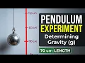 Virtualized Simple Pendulum Experiment 70 cm Length Trial Part A