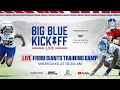 LIVE Big Blue Kickoff Live New York Giants