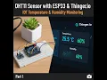 DHT11 Sensor with ESP32 Thinger io IoT Temperature Humidity Monitoring Part 1