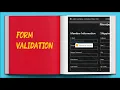 29-Full Stack Web Development For Beginners - Form Validation in HTML