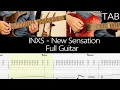 NEW SENSATION - INXS Tim Farriss FULL guitar cover TAB