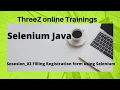 Session 03 Filling Registration form using Selenium