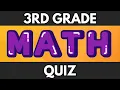 3rd Grade Math Quiz Hard Can You Answer All 15 Questions Correctly