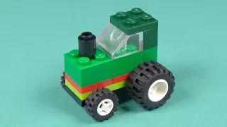 Lego Tractor Building Instructions - Lego Classic 10708 "How To"